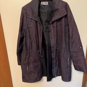 Women's black/gray nylon Jacket (Macy’s brand)